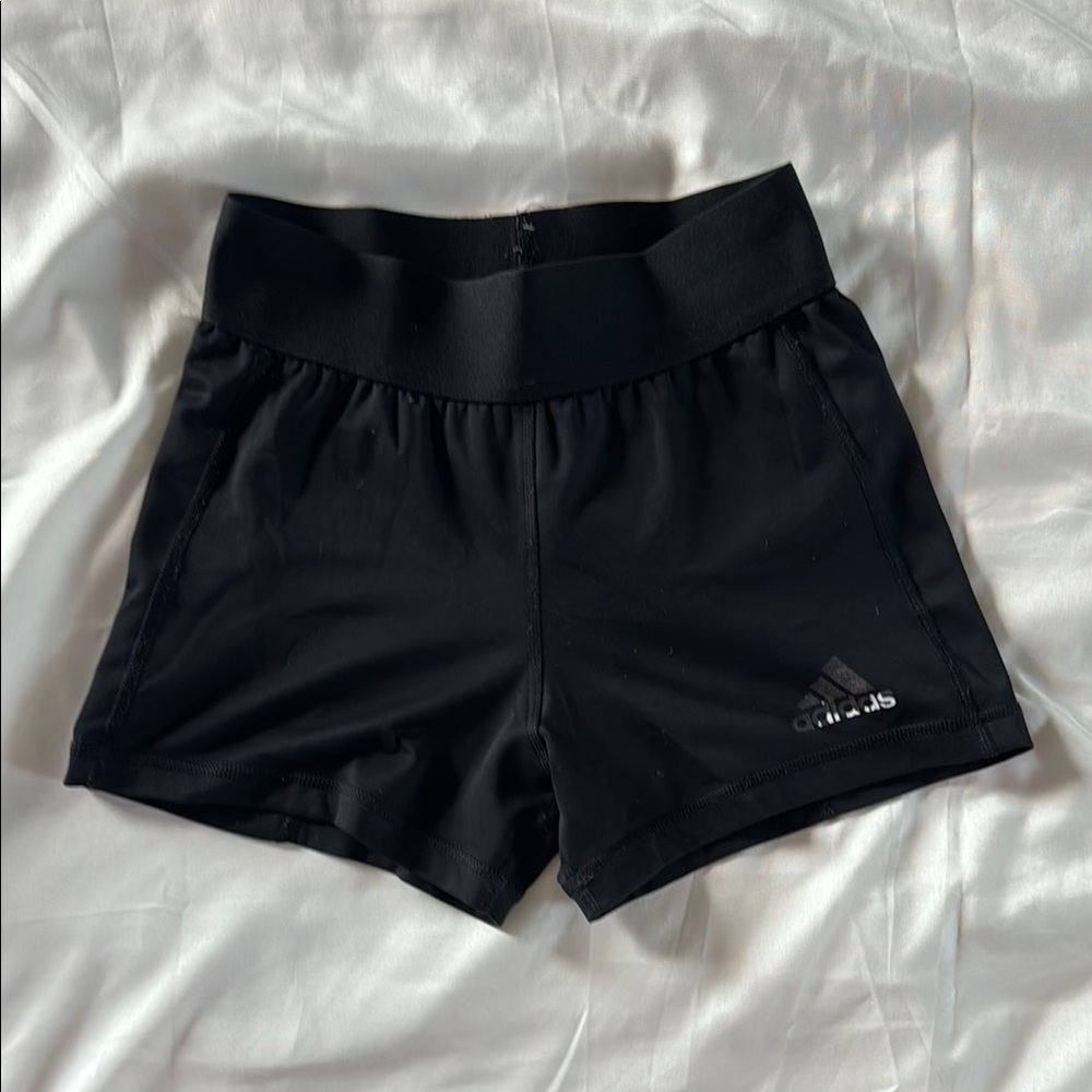 Adidas Black Performance Shorts High Waist
